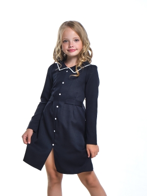 Платье для девочек , модель 7651, цвет синий