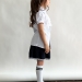 Блузка для девочек школьная БУШОН, модель SK52, цвет белый