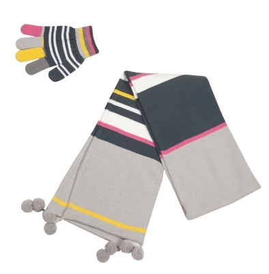 Перчатки,шарф для девочек,playtoday