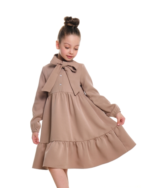 Платье для девочек Mini Maxi, модель 7484, цвет коричневый - Платья коктельные / вечерние