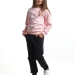 Комплект для девочек Mini Maxi, модель 6949, цвет розовый/черный