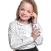 Блузка для девочек Mini Maxi, модель 6756, цвет белый