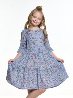 Платье для девочек Mini Maxi, модель 7809, цвет голубой