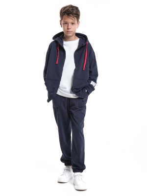 Спортивный костюм для мальчиков Mini Maxi, модель 8003, цвет темно-синий