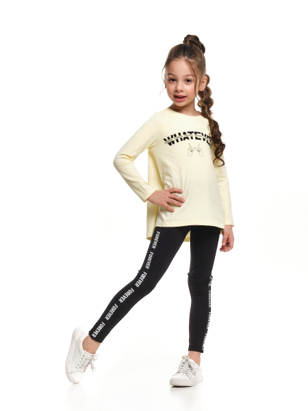 Комплект одежды для девочек Mini Maxi, модель 6007/6008, цвет бежевый - Комплекты трикотажные
