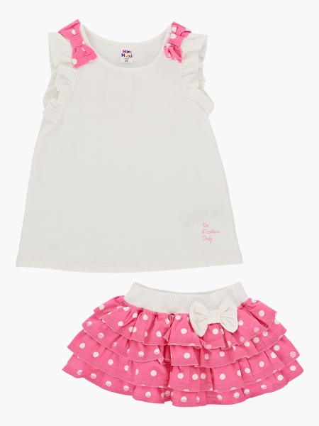 Комплект одежды для девочек Mini Maxi, модель 1677/1678, цвет розовый - Комплекты летние