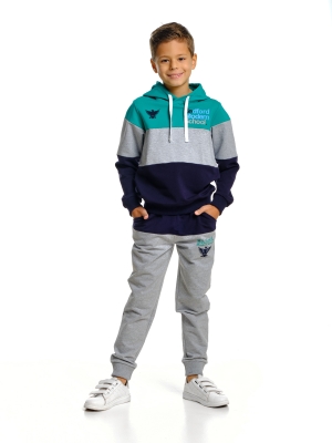 Спортивный костюм для мальчиков Mini Maxi, модель 0850, цвет бирюзовый