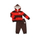Спортивный костюм для мальчиков Mini Maxi, модель 1281, цвет красный/коричневый