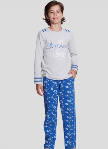 Пижама для мальчика, 9631 Baykar длинный рукав - Пижамы для мальчиков