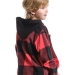 Рубашка для мальчиков Mini Maxi, модель 7987, цвет красный/черный/клетка