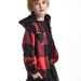 Рубашка для мальчиков Mini Maxi, модель 7987, цвет красный/черный/клетка