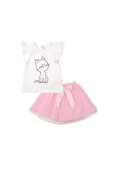 Комплект одежды для девочек Mini Maxi, модель 4328/4329, цвет розовый - Комплекты летние