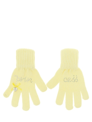 Перчатки для девочки Decor, Миалт светло-желтый, весна-осень