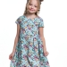 Платье для девочек Mini Maxi, модель 4407, цвет бирюзовый/мультиколор