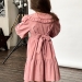 Платье для девочки школьное БУШОН ST74, цвет пудра