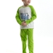 Пижама для мальчиков Mini Maxi, модель 1151, цвет салатовый