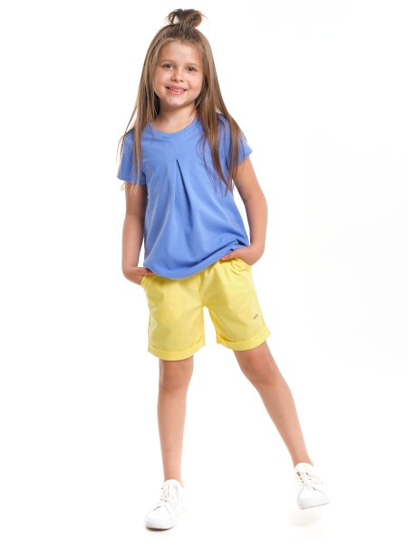 Комплект для девочек Mini Maxi, модель 6920/7936, цвет синий/голубой - Комплекты летние