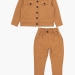 Комплект одежды для девочек Mini Maxi, модель 7710, цвет коричневый