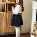 Блузка для девочек школьная БУШОН, модель SK55, цвет белый