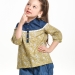 Сорочка для девочек Mini Maxi, модель 1850, цвет хаки/мультиколор