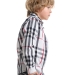Рубашка для мальчиков Mini Maxi, модель 33kh176a, цвет серый/белый/клетка