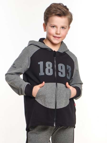 Толстовка для мальчиков Mini Maxi, модель 4969, цвет черный - Толстовки, с воротом / капюшоном