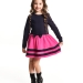 Платье для девочек Mini Maxi, модель 6069, цвет синий/малиновый