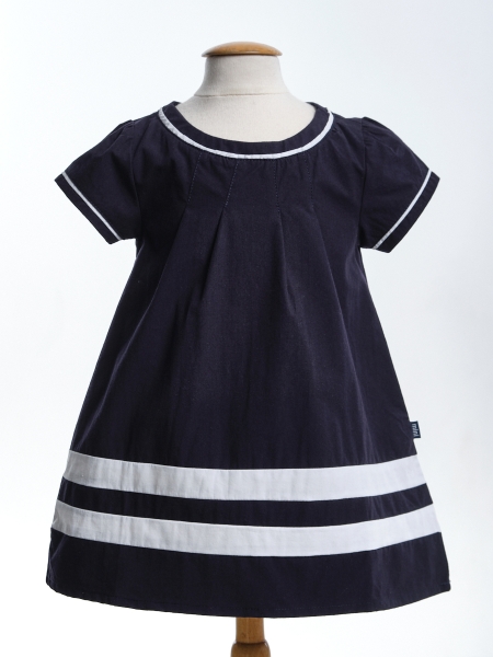 Платье для девочек Mini Maxi, модель 3154, цвет синий - Платья для девочек с коротким рукавом