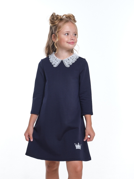 Платье для девочек Mini Maxi, модель 5131, цвет темно-синий - Платья / сарафаны для школы