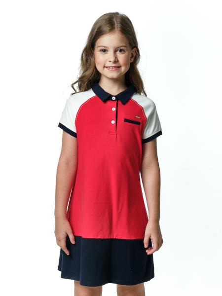 Платье для девочек Mini Maxi, модель 6120, цвет красный - Платья для девочек с коротким рукавом