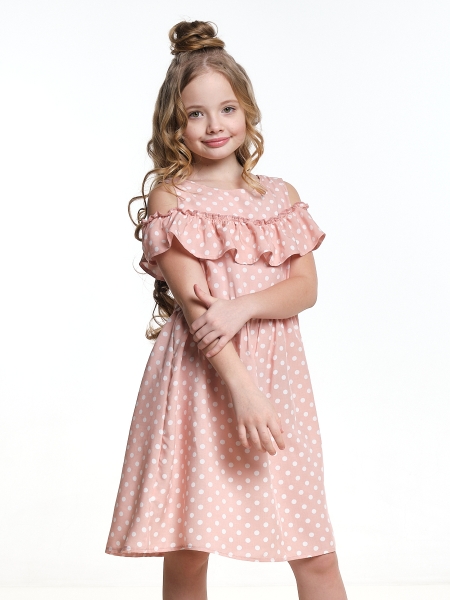 Платье для девочек Mini Maxi, модель 7181, цвет мультиколор - Платья для девочек с коротким рукавом
