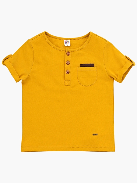 Поло для мальчиков Mini Maxi, модель 1878, цвет горчичный - Поло / футболки короткий рукав