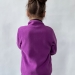 Толстовка для девочки из флиса БУШОН, цвет фиолетовый