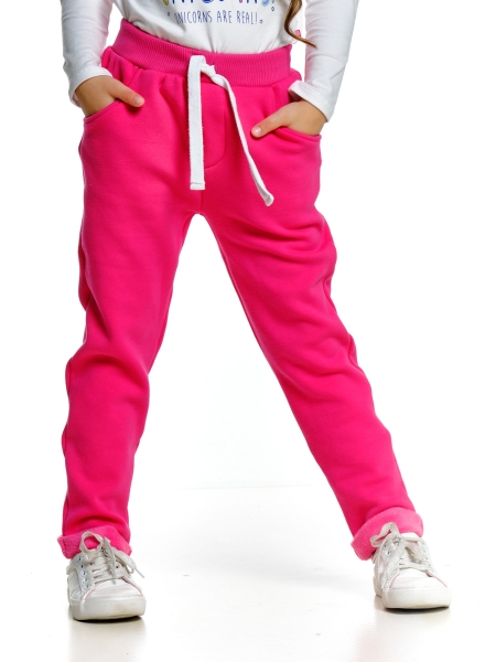 Брюки для девочек Mini Maxi, модель 2102, цвет малиновый - Штаны трикотажные
