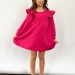 Платье для девочки нарядное БУШОН ST61, цвет фуксия
