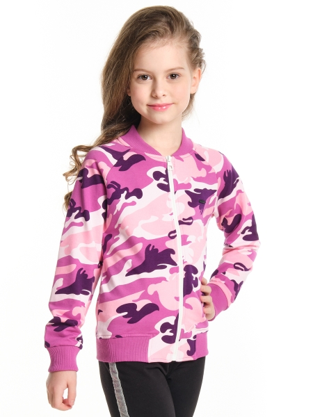 Толстовка для девочек Mini Maxi, модель 3522, цвет лиловый - Толстовки детские