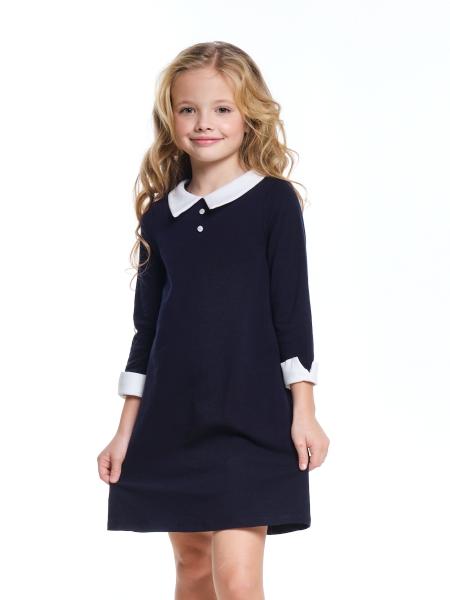 Платье для девочек Mini Maxi, модель 4761, цвет синий - Платья / сарафаны для школы