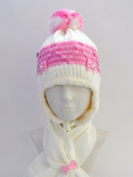 Комплект шапка, шарф, для девочки - Комплекты: шапка и шарф