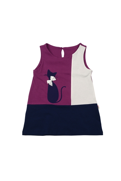 Платье для девочек Mini Maxi, модель 3200, цвет лиловый - Платья для девочек с коротким рукавом