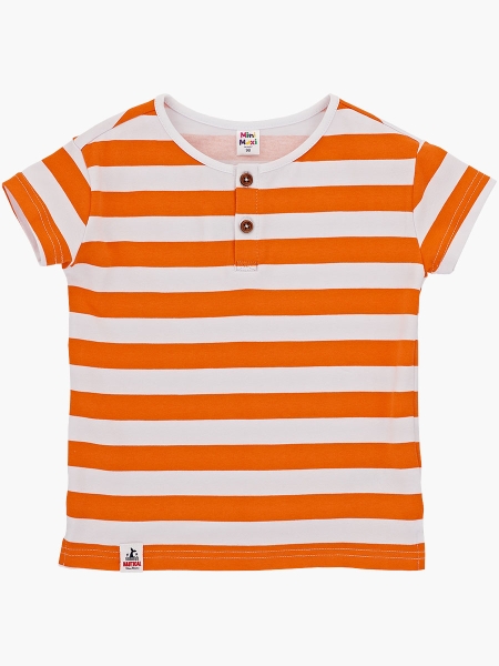Поло для мальчиков Mini Maxi, модель 4664, цвет оранжевый - Поло / футболки короткий рукав