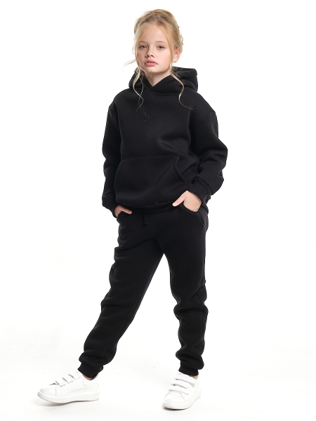 Комплект для девочек Mini Maxi, модель 7606, цвет черный - Костюмы спортивные