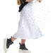 Юбка для девочек Mini Maxi, модель 7608, цвет белый/мультиколор