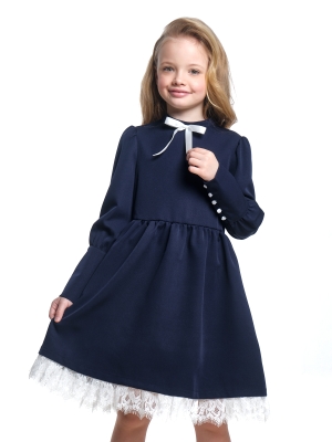 Платье для девочек Mini Maxi, модель 7473, цвет темно-синий