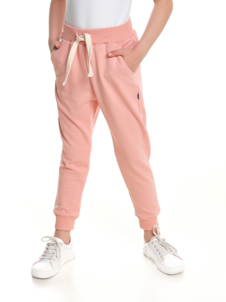 Джоггеры для девочек Mini Maxi, модель 7517, цвет кремовый - Брючки / джоггеры спортивные