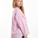 Блузка для девочек Mini Maxi, модель 7956, цвет розовый/клетка