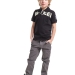 Рубашка-поло для мальчиков Mini Maxi, модель 0355, цвет черный