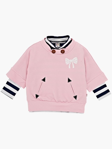 Комплект одежды для девочек Mini Maxi, модель 0612/0613, цвет розовый - Комплекты трикотажные
