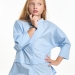 Блузка для девочек Mini Maxi, модель 7948, цвет голубой