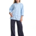 Блузка для девочек Mini Maxi, модель 7948, цвет голубой