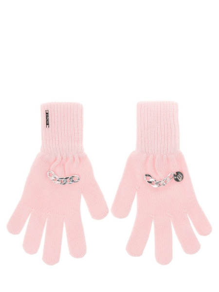Перчатки для девочки Эля, Миалт бледно-розовый, весна-осень - Перчатки